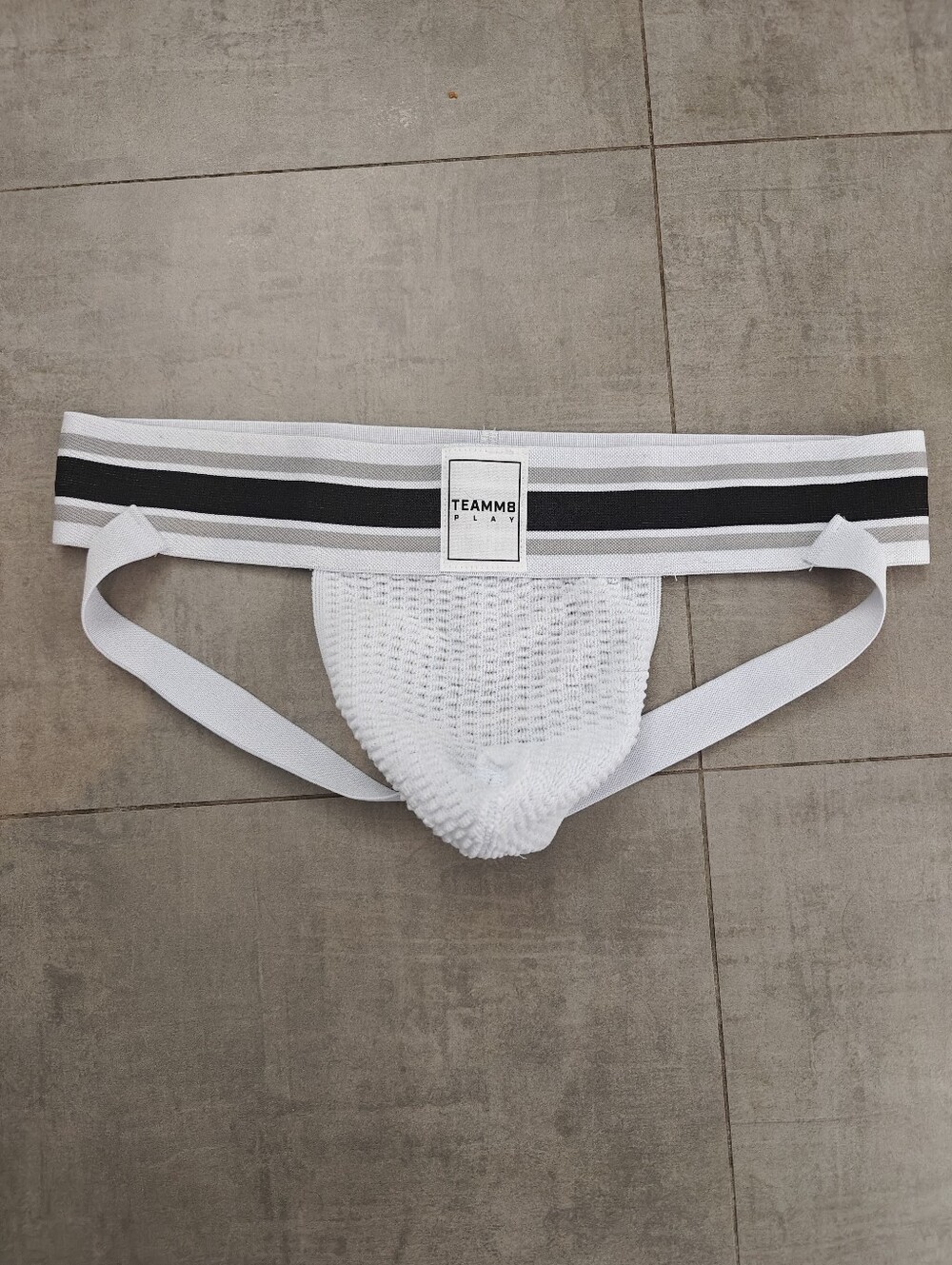 Teamm8 Locler Room Jockstrap Chalk L